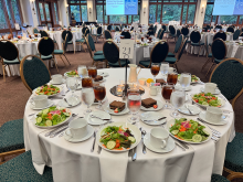 etiquette dinner plates