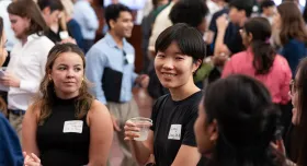 students networking