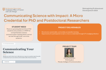 Communicating Science with Impact: A Micro Credential for PhD and Postdoctoral Researchers