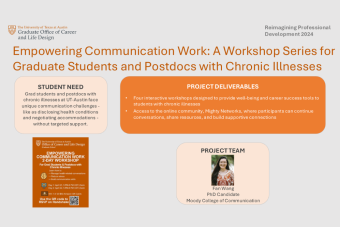 Empowering Communication Work: A Workshop Series for Graduate Students and Postdocs with Chronic Illnesses