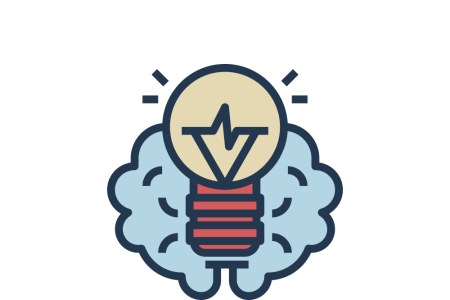 graphic icon of lightbulb