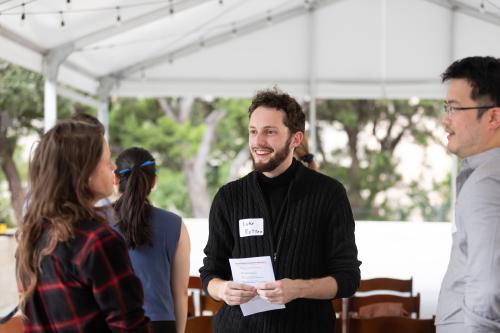 students networking