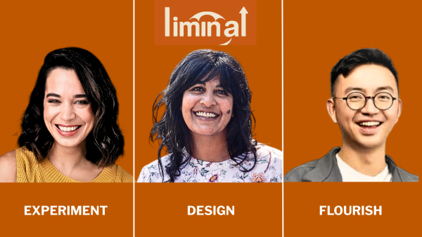 Liminal podcast photo with guests